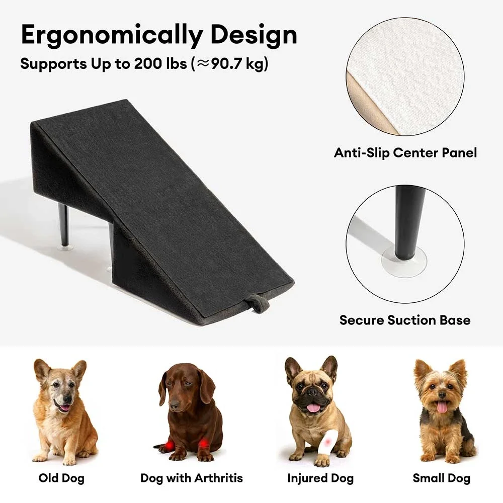 2-in-1 Convertible Wooden Home Step Stool Dog Ramp Stairs - Image 9