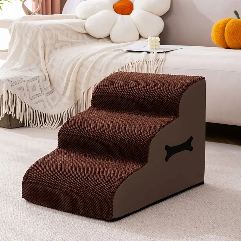 Adjustable Non-Slip Washable Soft Dog Stairs with Gentle Ramp - Image 15