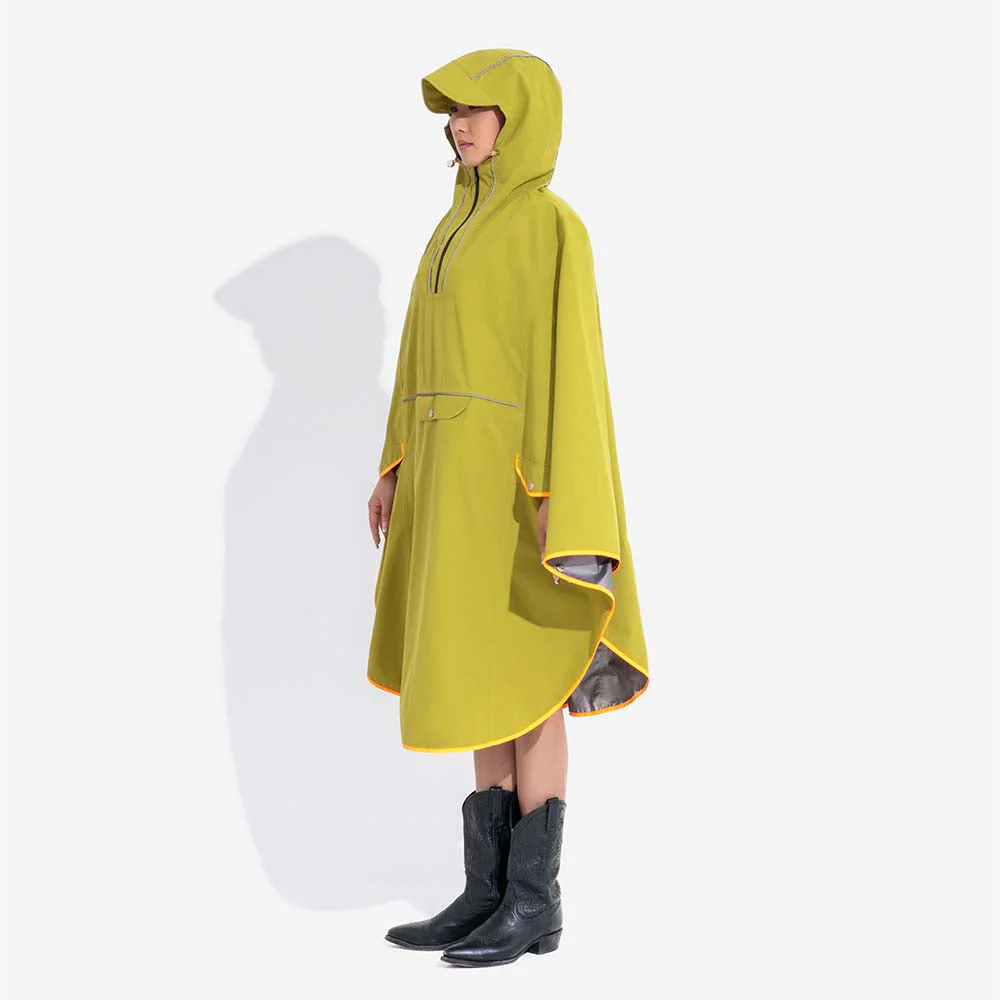 Adjustable Reflective Waterproof with Pocket Dog Human Matching Raincoat-Stay Dry - Image 10