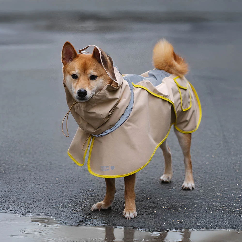 Adjustable Reflective Waterproof with Pocket Dog Human Matching Raincoat-Stay Dry - Image 14