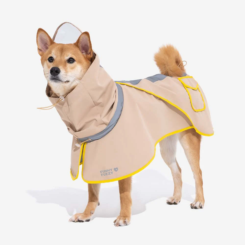 Adjustable Reflective Waterproof with Pocket Dog Human Matching Raincoat-Stay Dry - Image 18