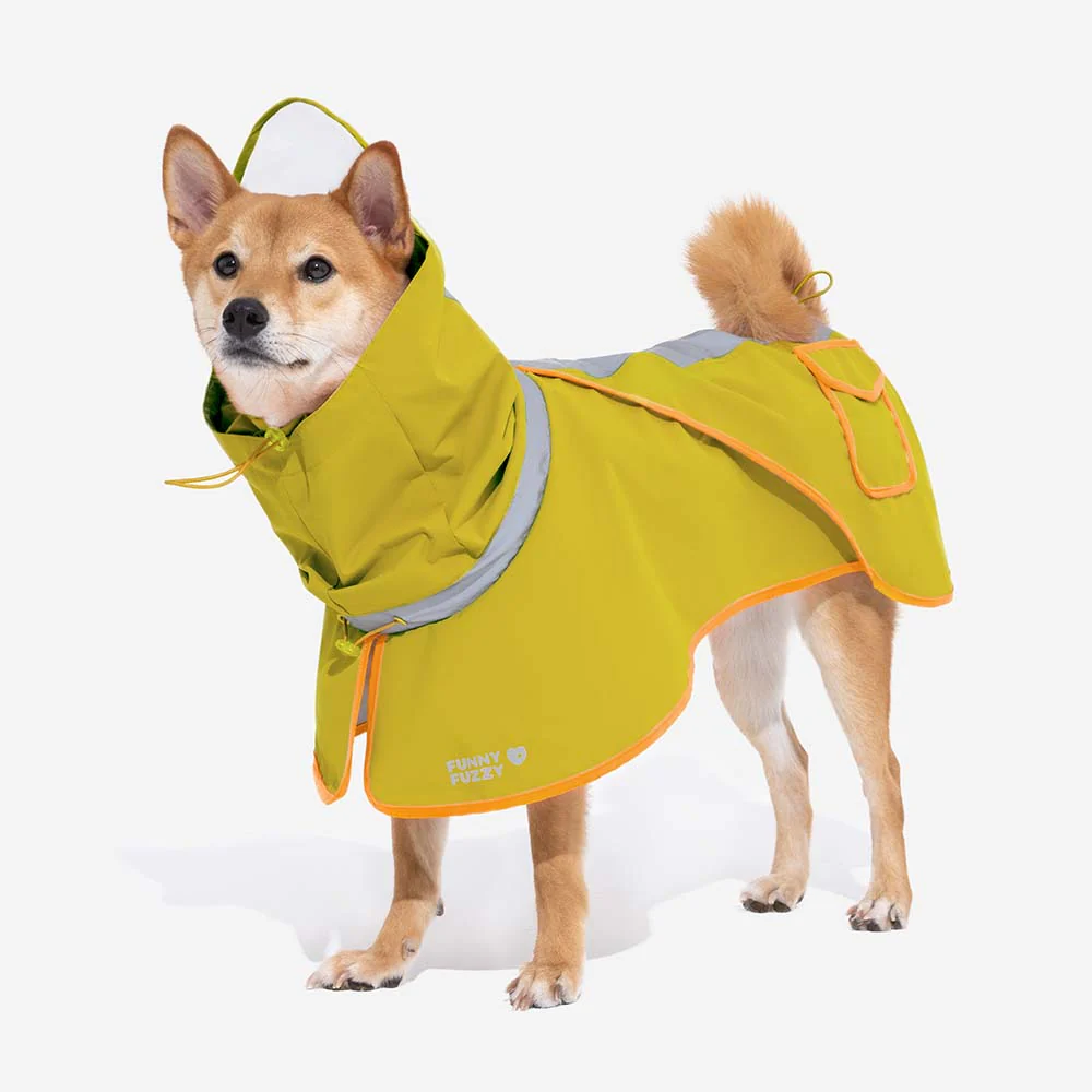 Adjustable Reflective Waterproof with Pocket Dog Human Matching Raincoat-Stay Dry - Image 7