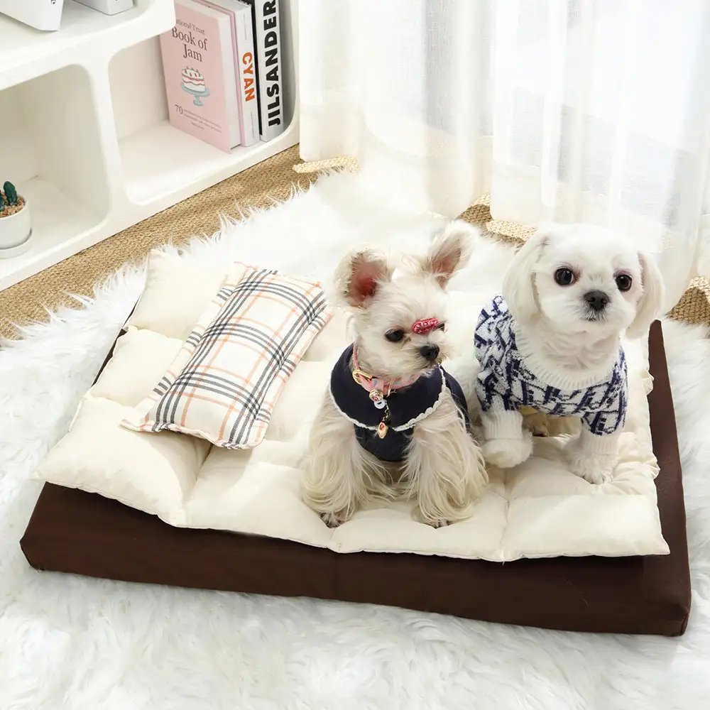 All In One Multi-Functional Water-Repellent Comfort Dog Bed With Pillow - Image 7
