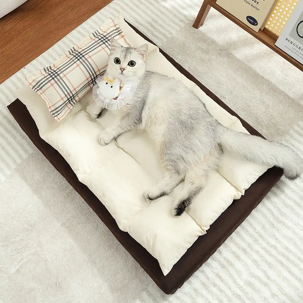 All In One Multi-Functional Water-Repellent Comfort Dog Bed With Pillow - Image 9