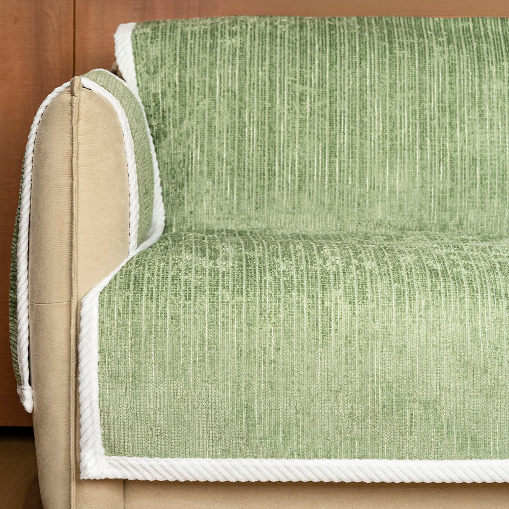 All-Season Anti-Slip Striped Pet Rug Furniture Protector with Armrest Couch Cover - Keep Still - Image 6