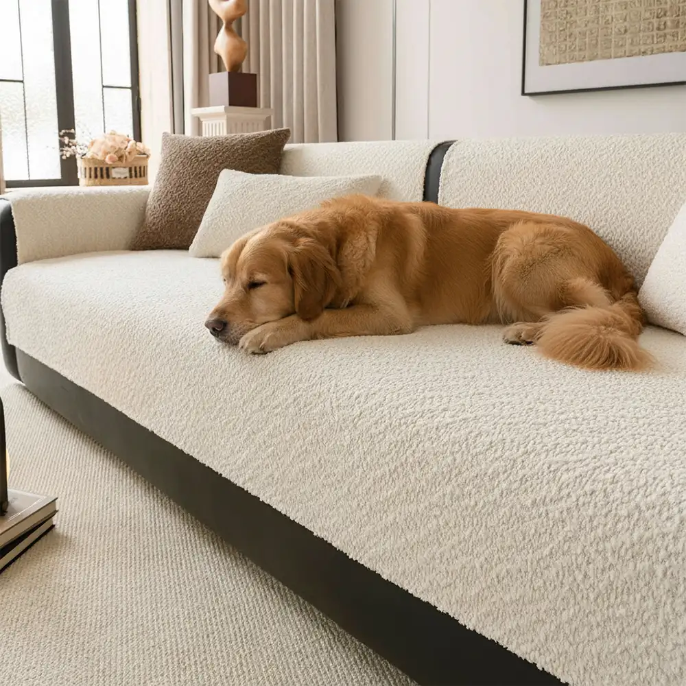 All-Season Breathable Chenille Scratch-Resistant Sofa Protection Couch Cover - Image 4