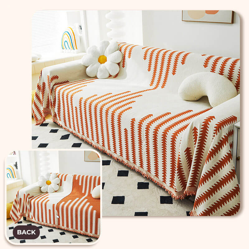 All-seasons Chenille Fabric Double-sided Anti-scratch Home Decoration Couch Cover - Image 10