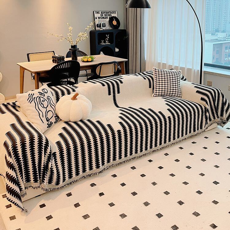 All-seasons Chenille Fabric Double-sided Anti-scratch Home Decoration Couch Cover - Image 3