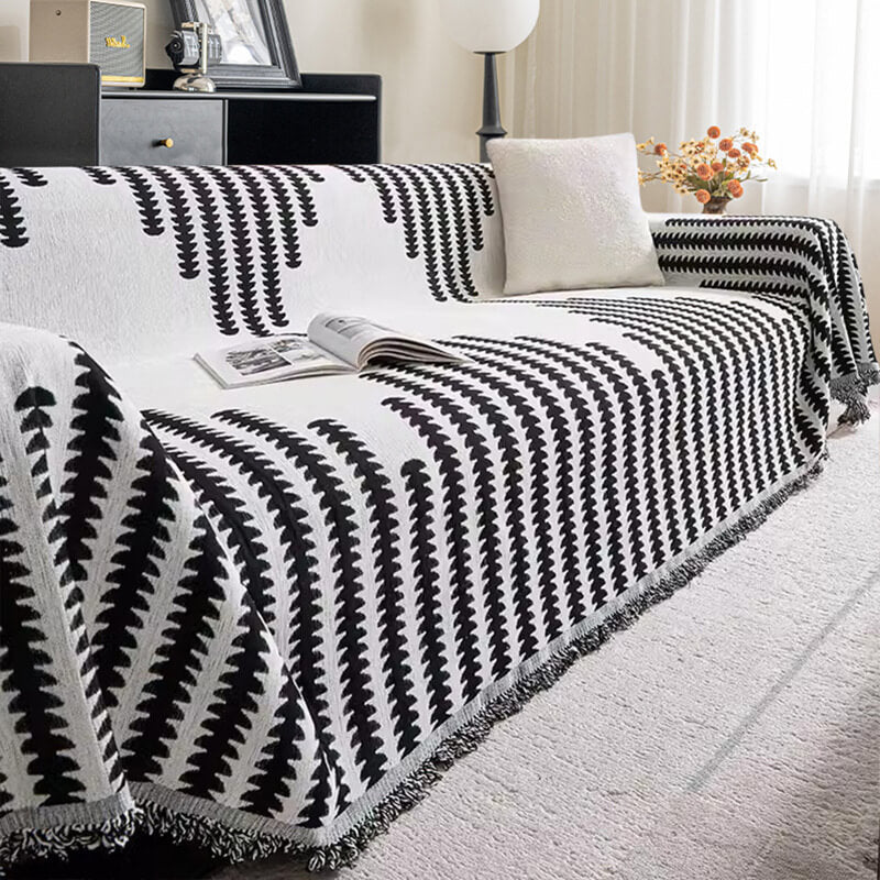 All-seasons Chenille Fabric Double-sided Anti-scratch Home Decoration Couch Cover - Image 7