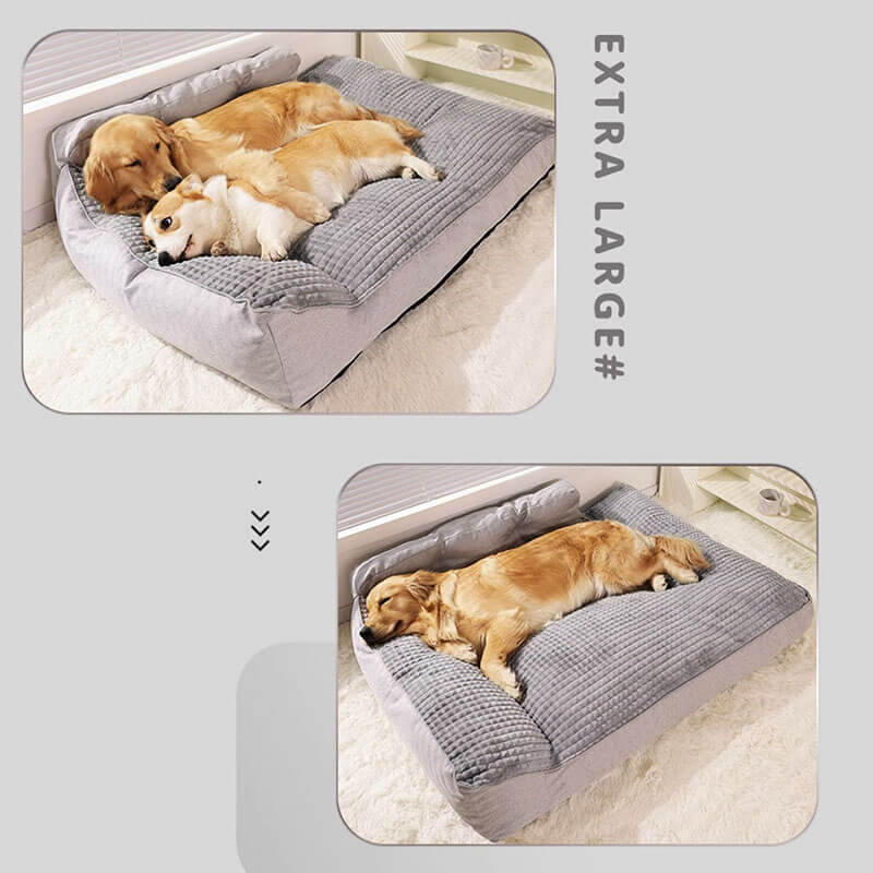Bed Cover - All Seasons Thickened Large Washable Cat & Dog Pillow Bed - Image 6
