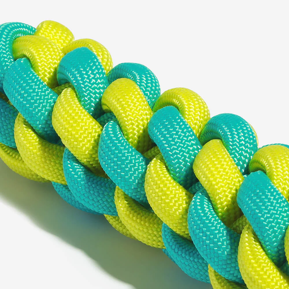 Braided Rope Stick Tug Dog Toy - Colour Clash - Image 4