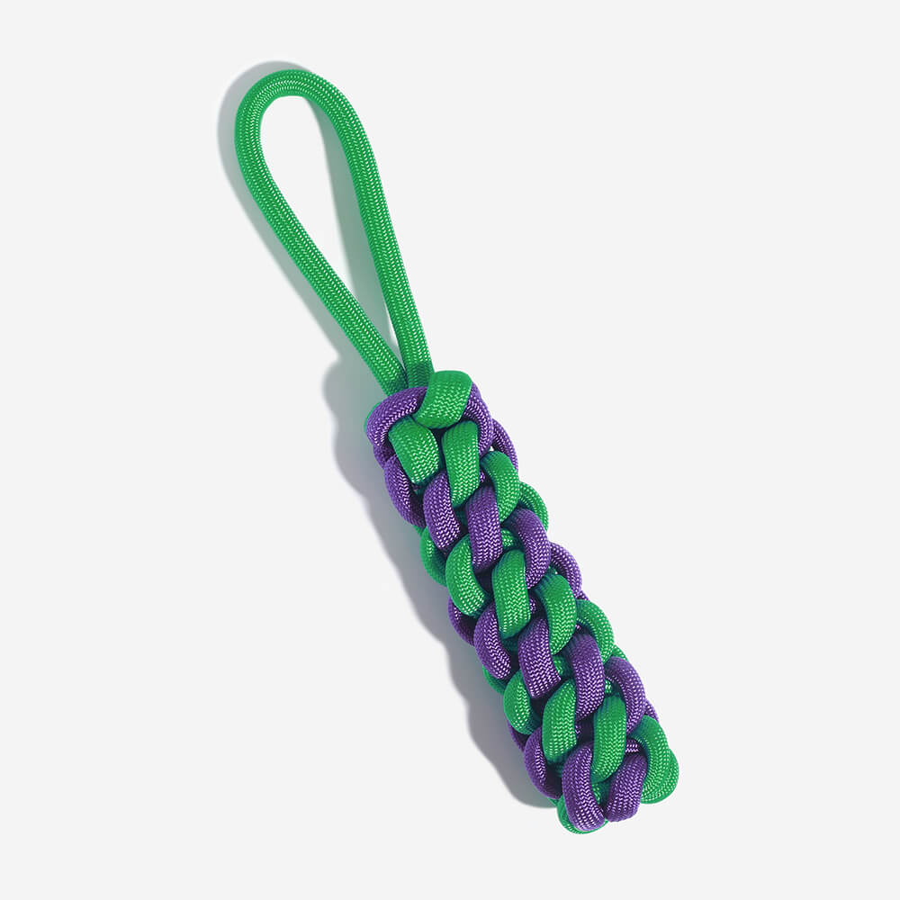 Braided Rope Stick Tug Dog Toy - Colour Clash - Image 8