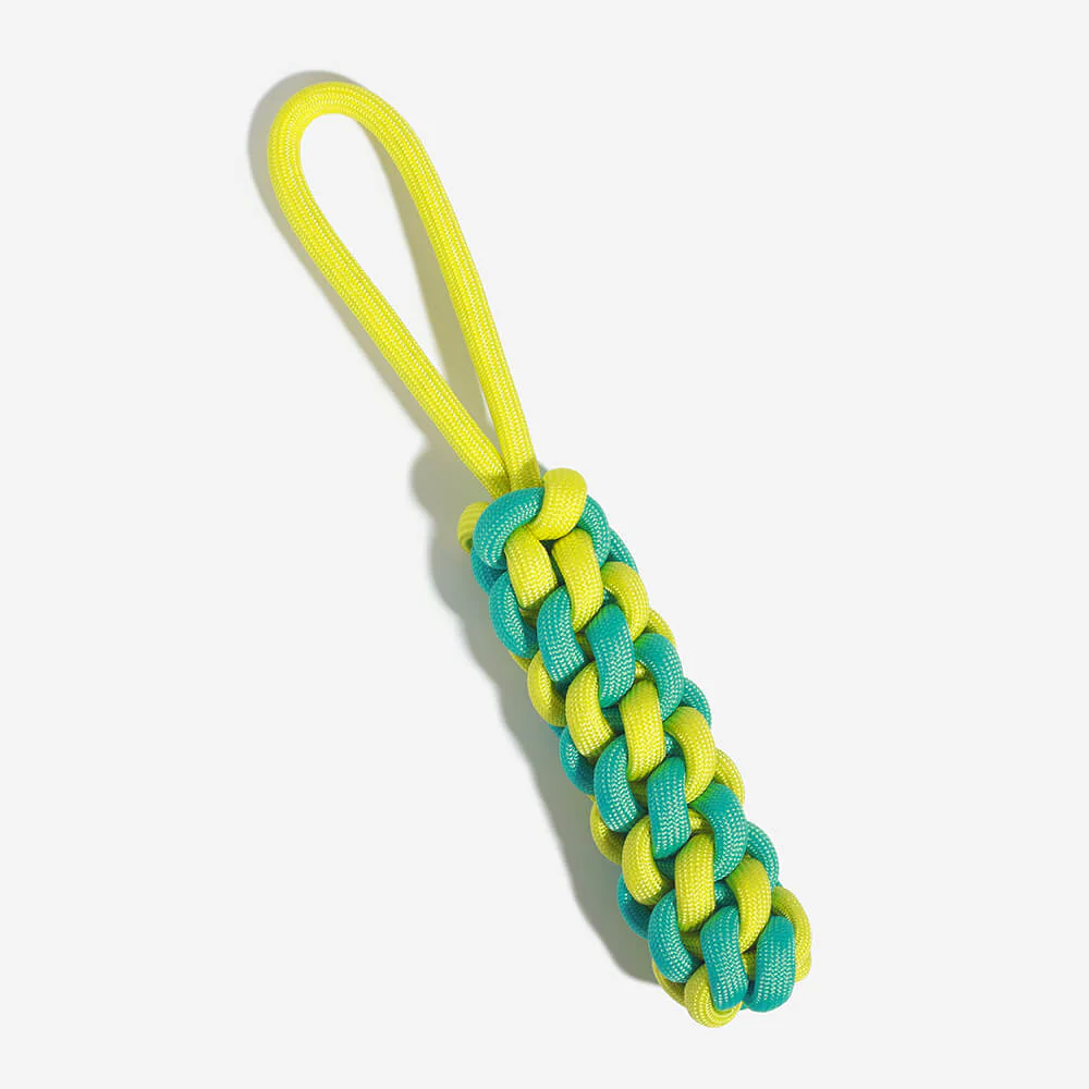 Braided Rope Stick Tug Dog Toy - Colour Clash - Image 9