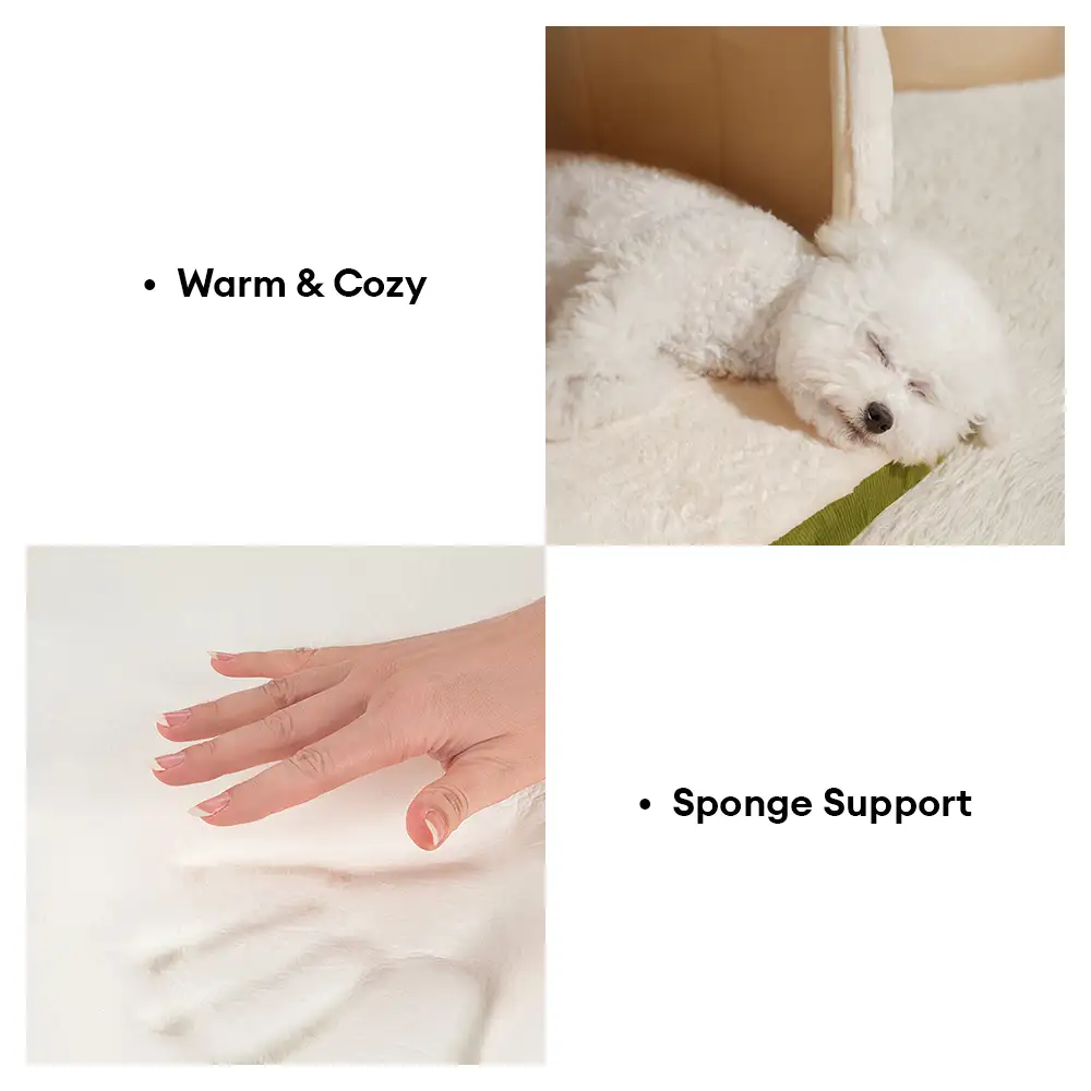 Cave-Style Warm Deep Sleeping Snug Cat Cave Dog House - Image 6