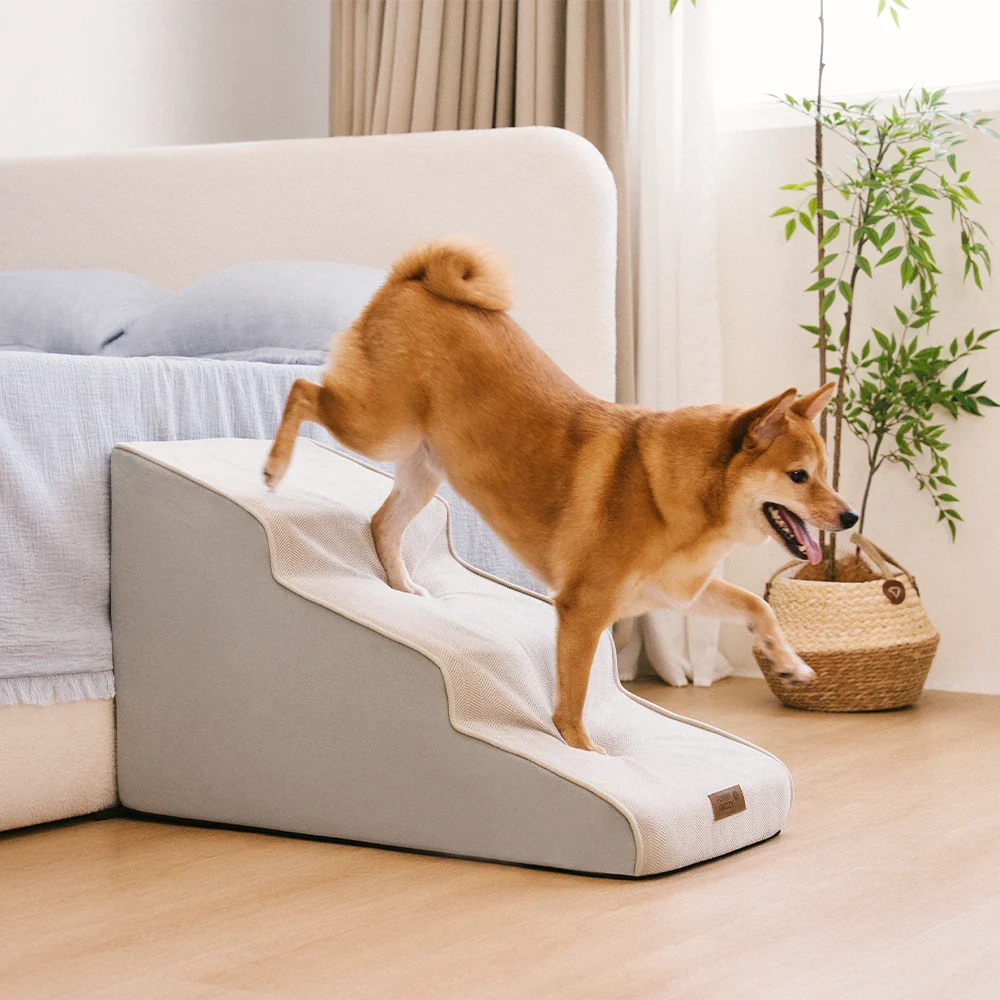 Chenille Extra Wide Non-Slip Removable Sponge Pet Stairs - SafeRamp - Image 16