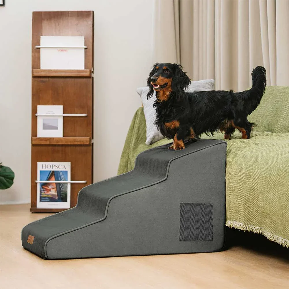 Chenille Extra Wide Non-Slip Removable Sponge Pet Stairs - SafeRamp - Image 20