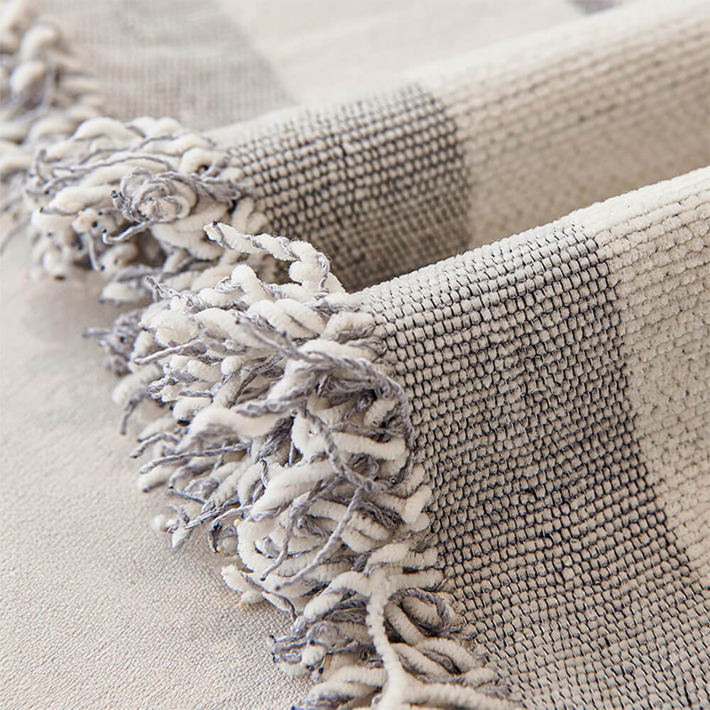 Classic Geometric Pattern Chenille Throw Couch Cover - Image 5