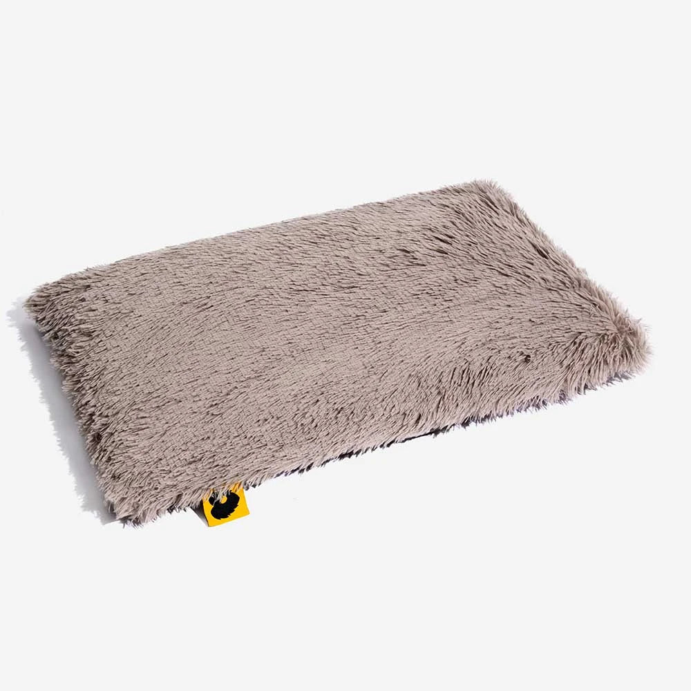 Classical Plaid Dual-Sided Removable Plush Calming Dog Mat - Image 15