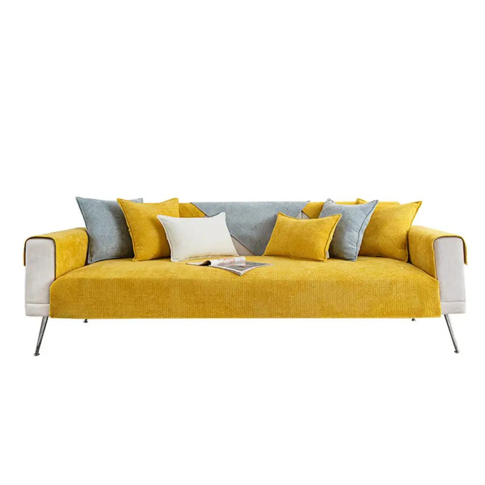 Cloud Woven Velvet Thick Scratch-Resistant Non-Slip Couch Cover - Image 14