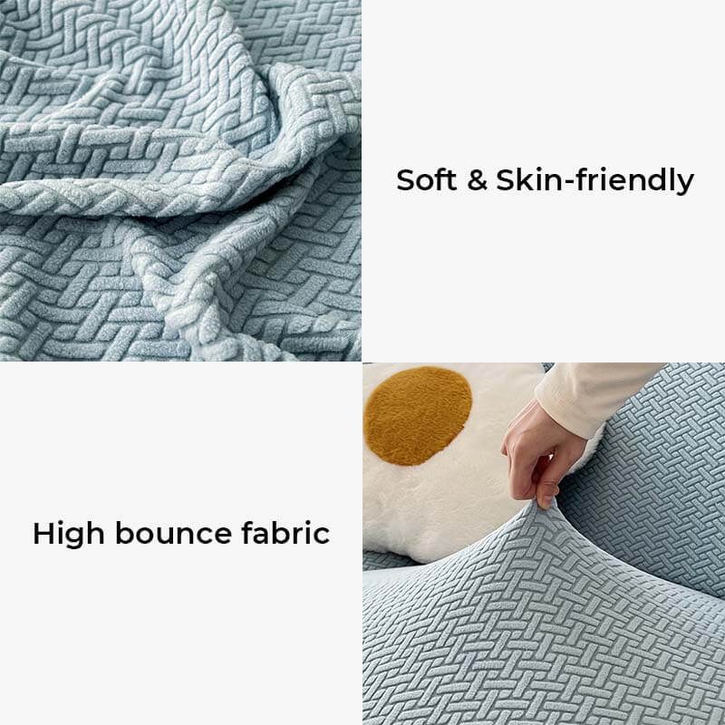 Colourful Fleece Couch Cover Furniture Protector Couch Cover - Image 3