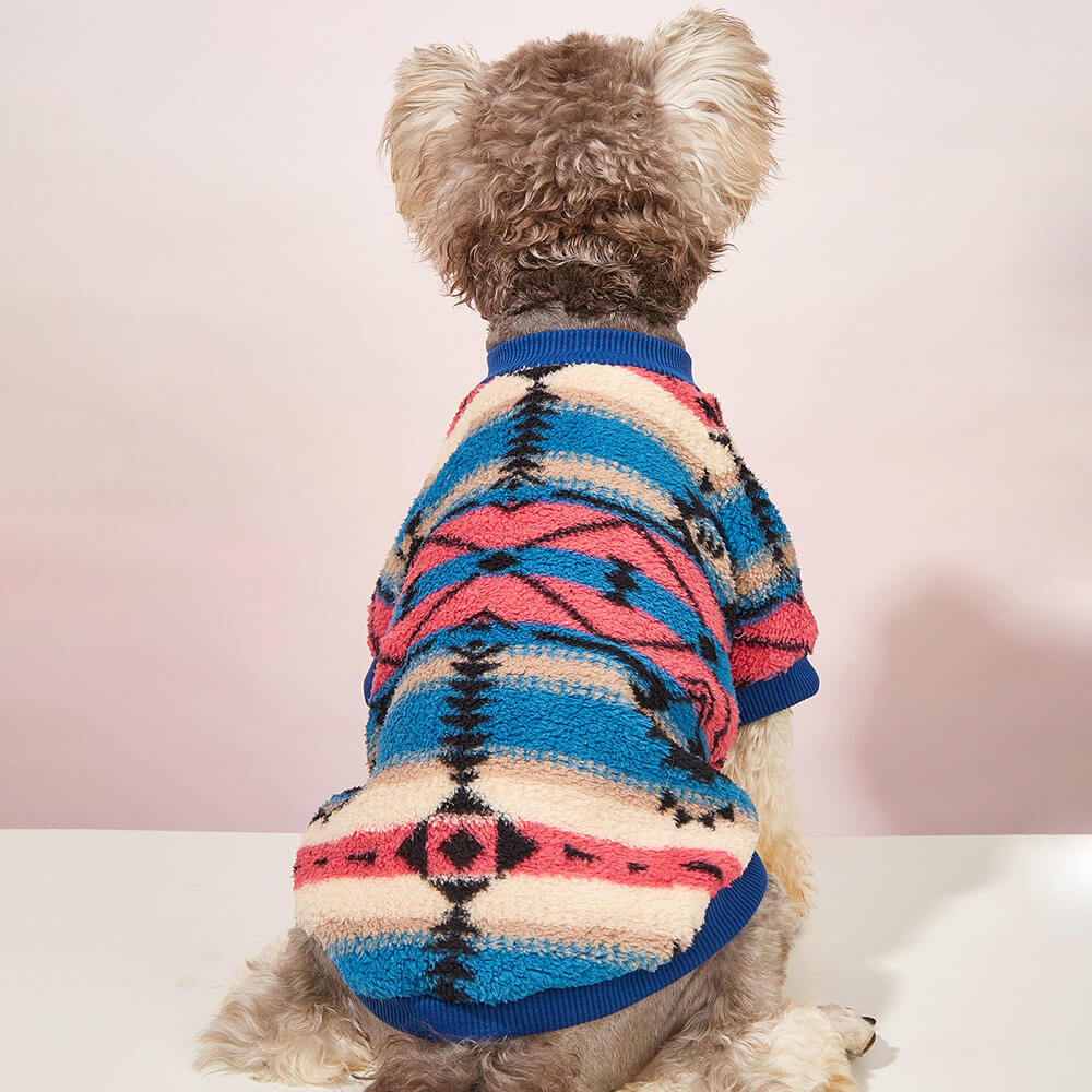 Colourful Striped Dog Sweater - Cosy & Fashionable Winter Wear - Image 4