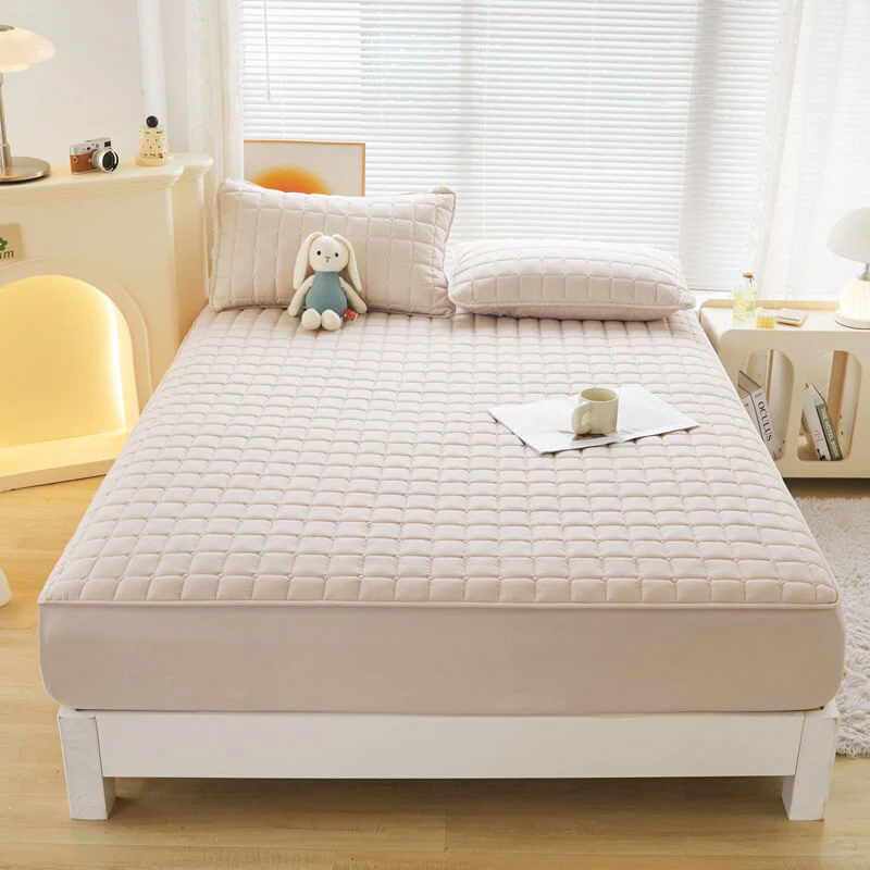 Comfort Encased Waterproof Fitted Sheet Mattress Cover - Image 4