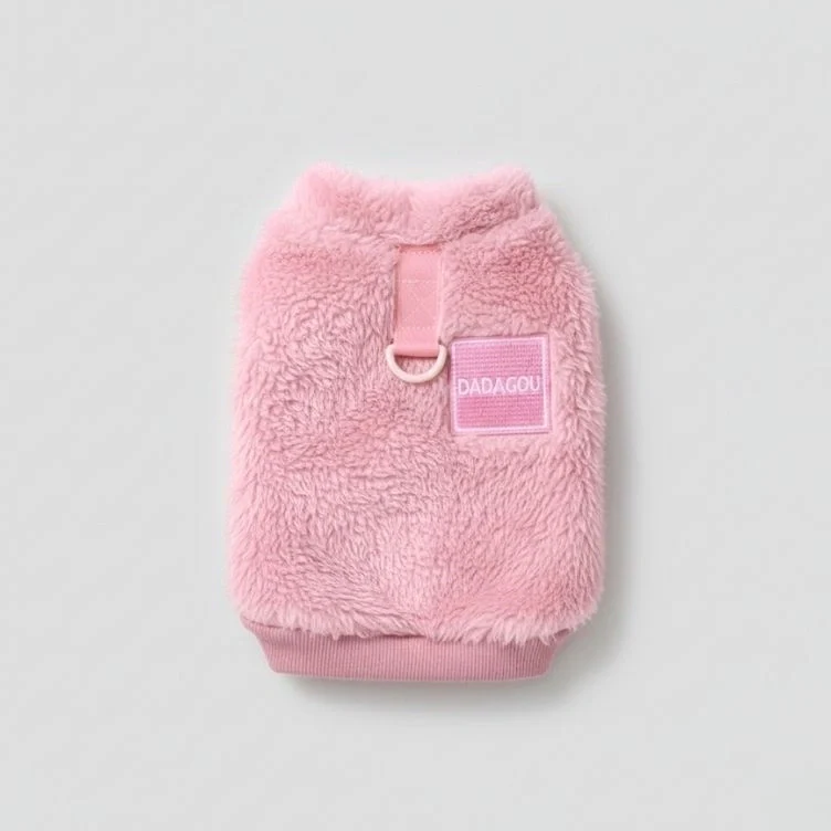 Comfortable and Stylish Fuzzy Dog Vest - Perfect for Winter Walks - Image 15