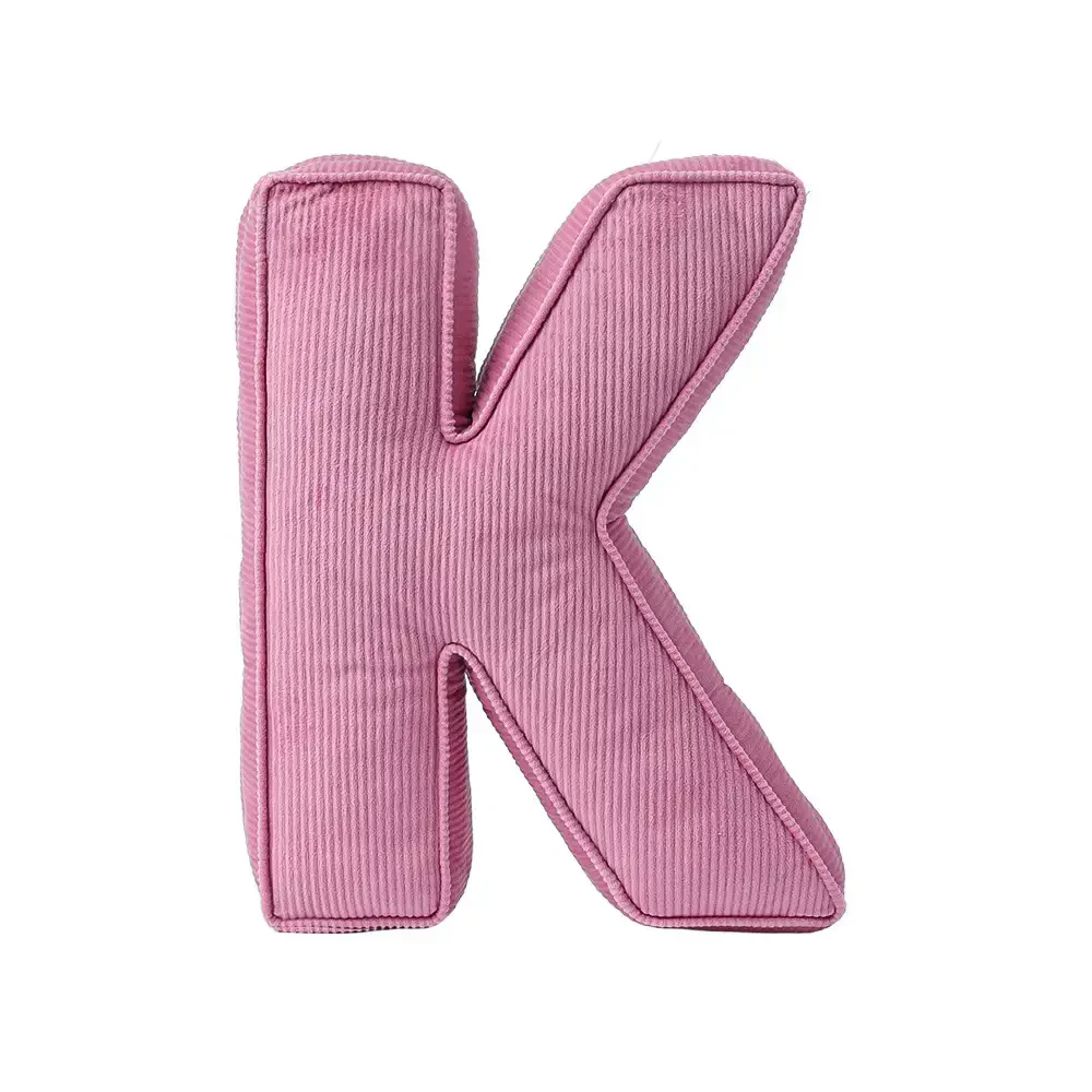 Corduroy Soft Hugging Letter Sofa Pillow - Image 16