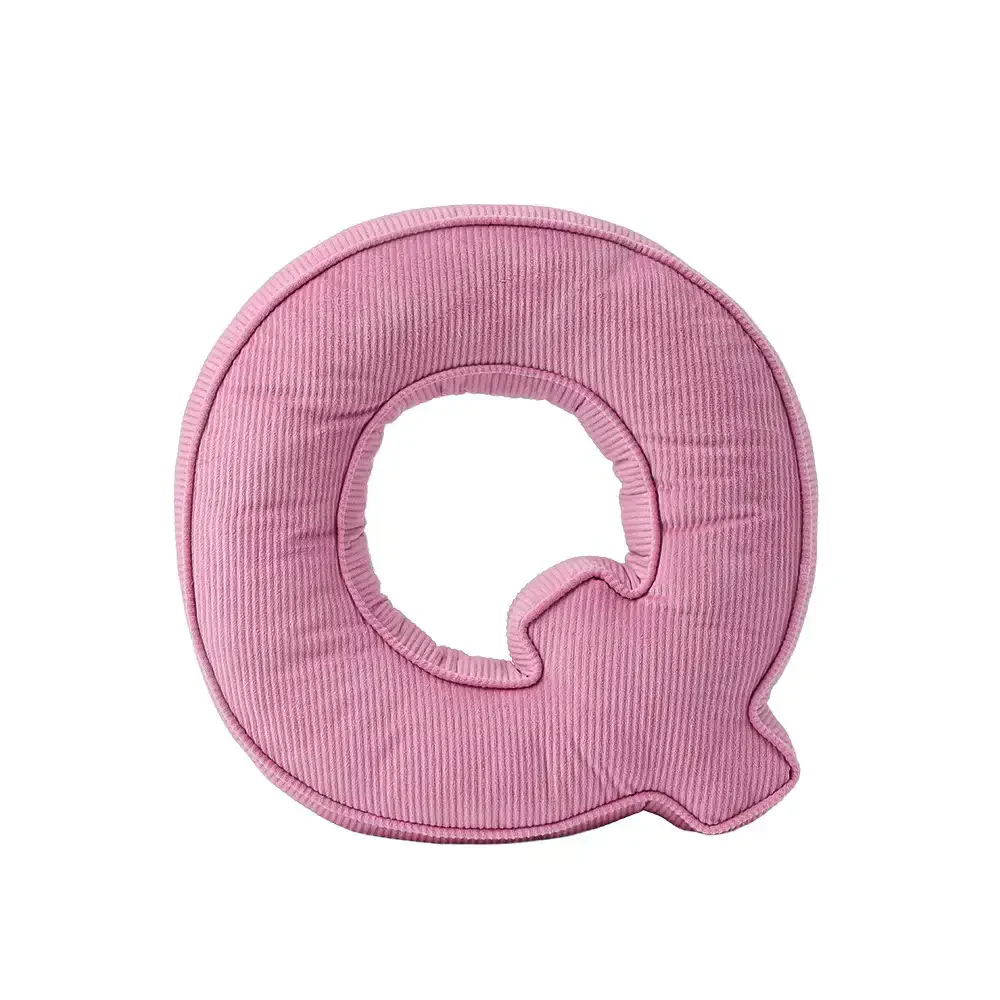 Corduroy Soft Hugging Letter Sofa Pillow - Image 22