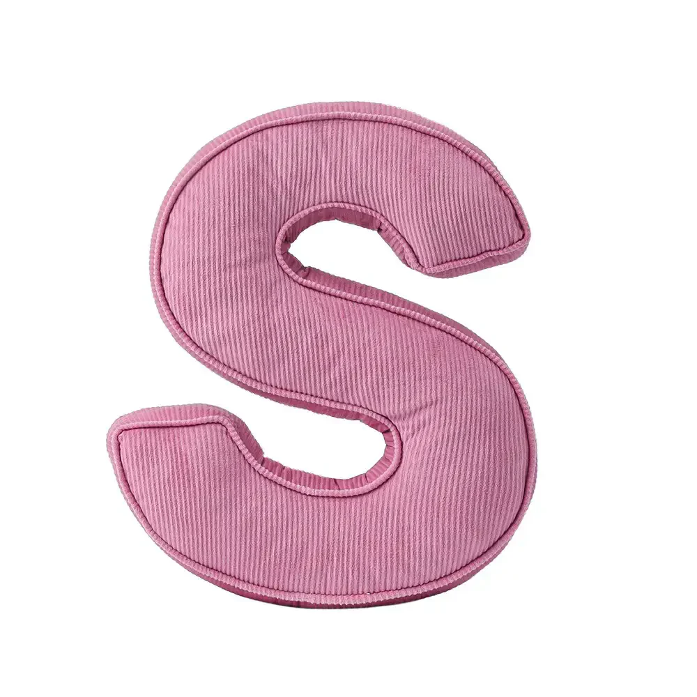 Corduroy Soft Hugging Letter Sofa Pillow - Image 24