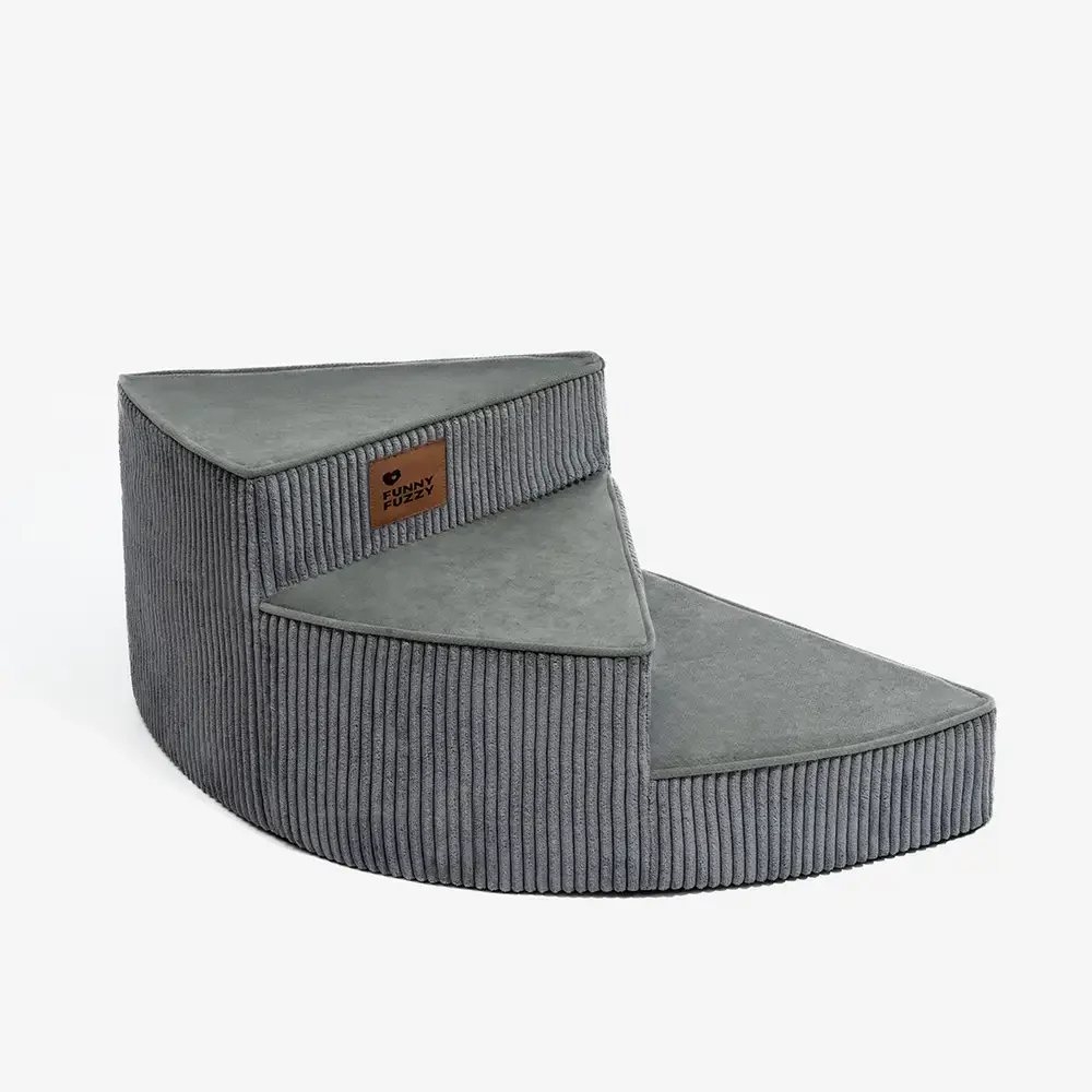 Cozy Corduroy Joint-Friendly Removable Spiral Pet Stairs - CreamyStep - Image 21