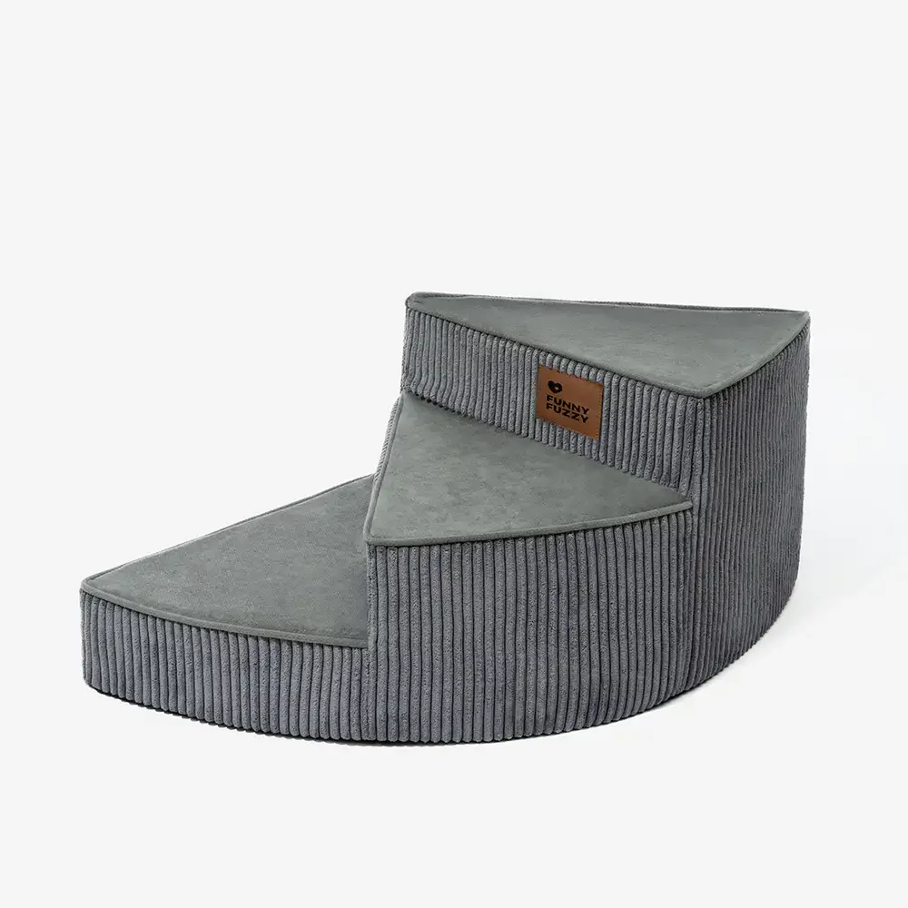 Cozy Corduroy Joint-Friendly Removable Spiral Pet Stairs - CreamyStep - Image 22