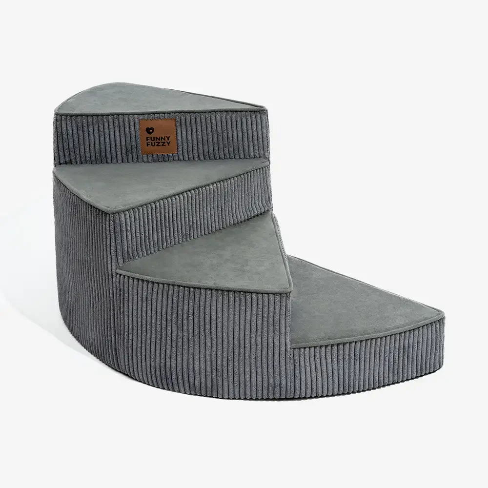 Cozy Corduroy Joint-Friendly Removable Spiral Pet Stairs - CreamyStep - Image 23