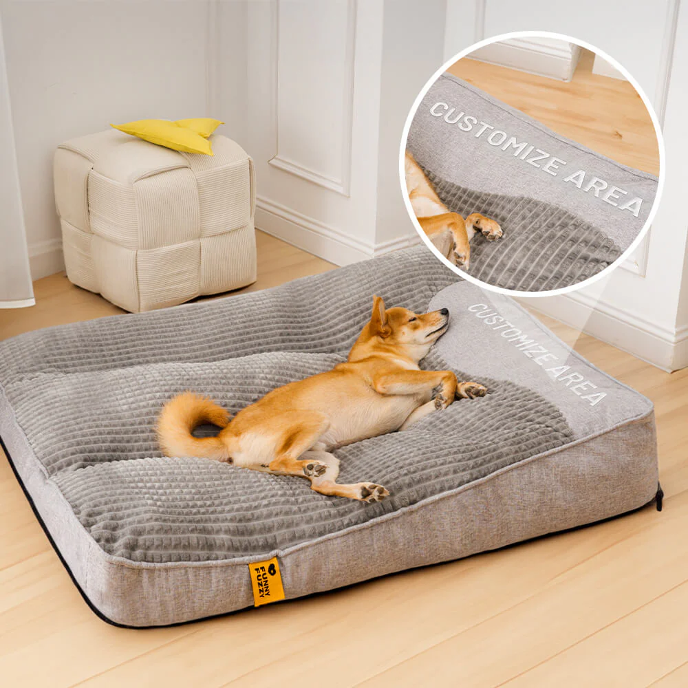 Customized Large Thick Scratch-resistant Spine Protection Dog Cushion Bed - Image 10