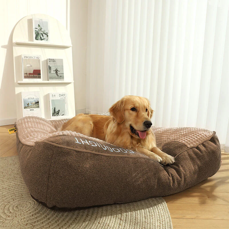 Customized Large Thick Scratch-resistant Spine Protection Dog Cushion Bed - Image 12