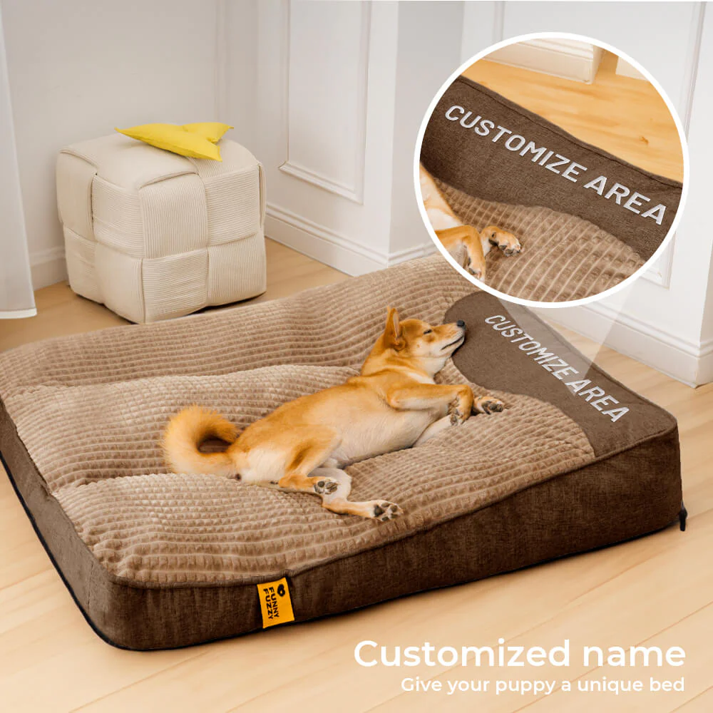Customized Large Thick Scratch-resistant Spine Protection Dog Cushion Bed - Image 16