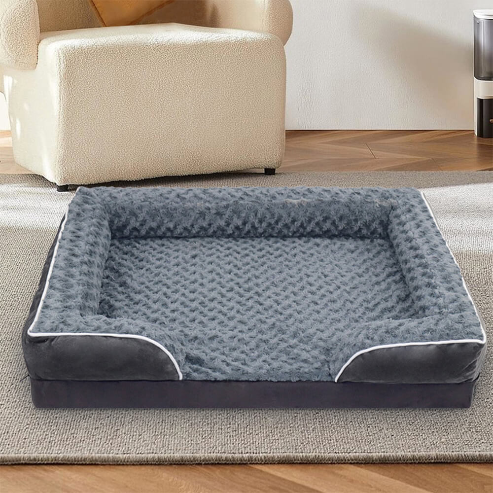 Detachable Water-Repellent Full Surround Support Orthopedic Dog Bed - Image 10