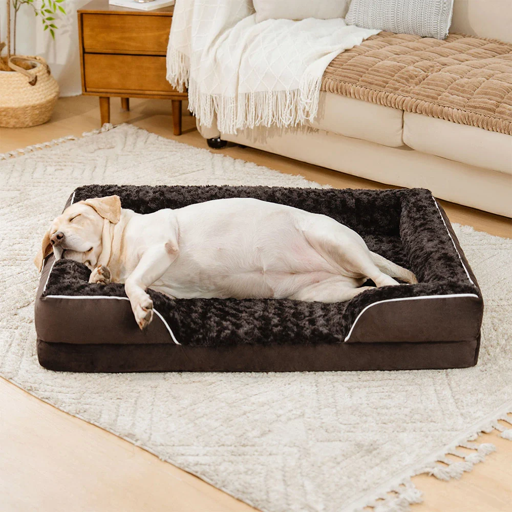 Detachable Water-Repellent Full Surround Support Orthopedic Dog Bed - Image 11