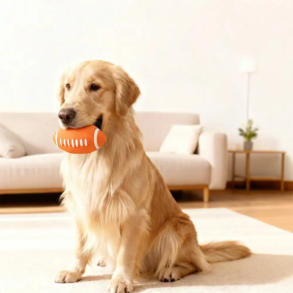 Durable Latex Teething With Squeaker Dog Chew Toy - Image 11