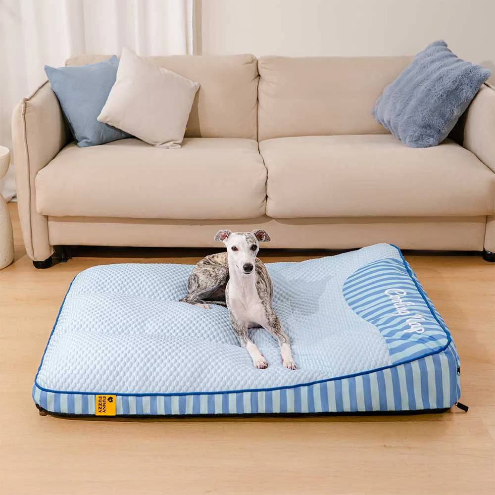 Extra Large Cooling Washable Rectangle Orthopaedic Dog Bed - Cooling Nap - Image 7