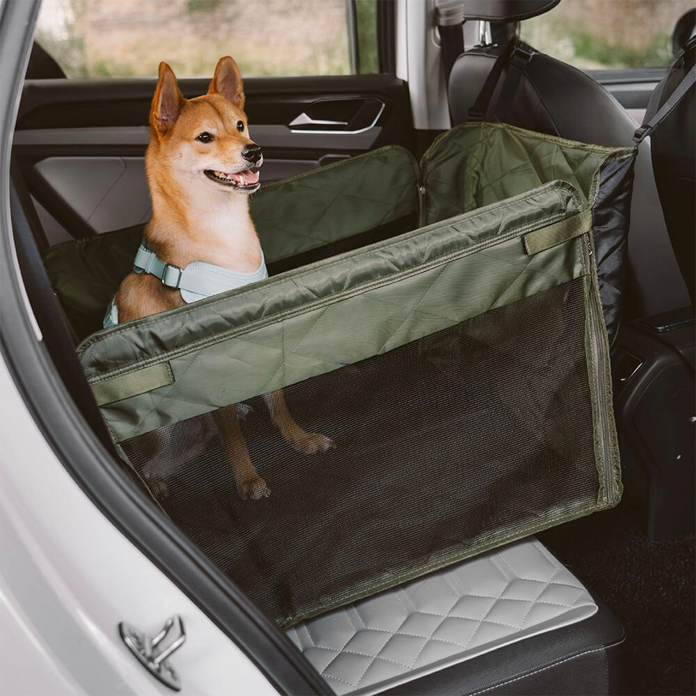 Extra Stable Travel Waterproof Dog Car Back Seat Extender - Image 10
