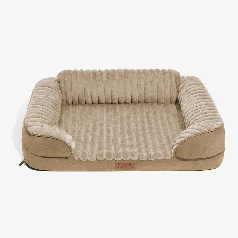 Fluffy Plush Orthopedic Washable Bolster Dog Bed - ComfyPaws - Image 12