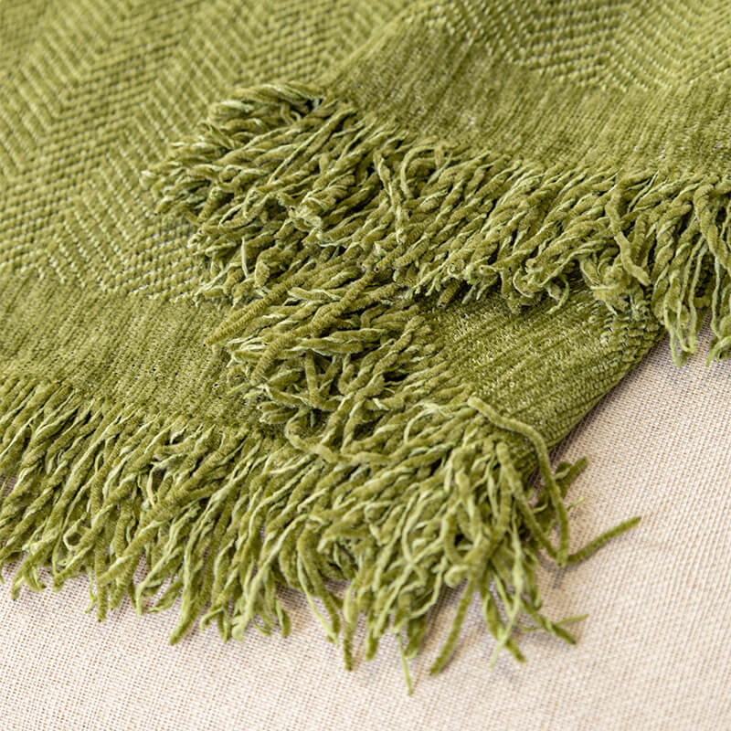 Full Coverage Herringbone Chenille Sofa Protection Wear-resistant Couch Cover - Image 7