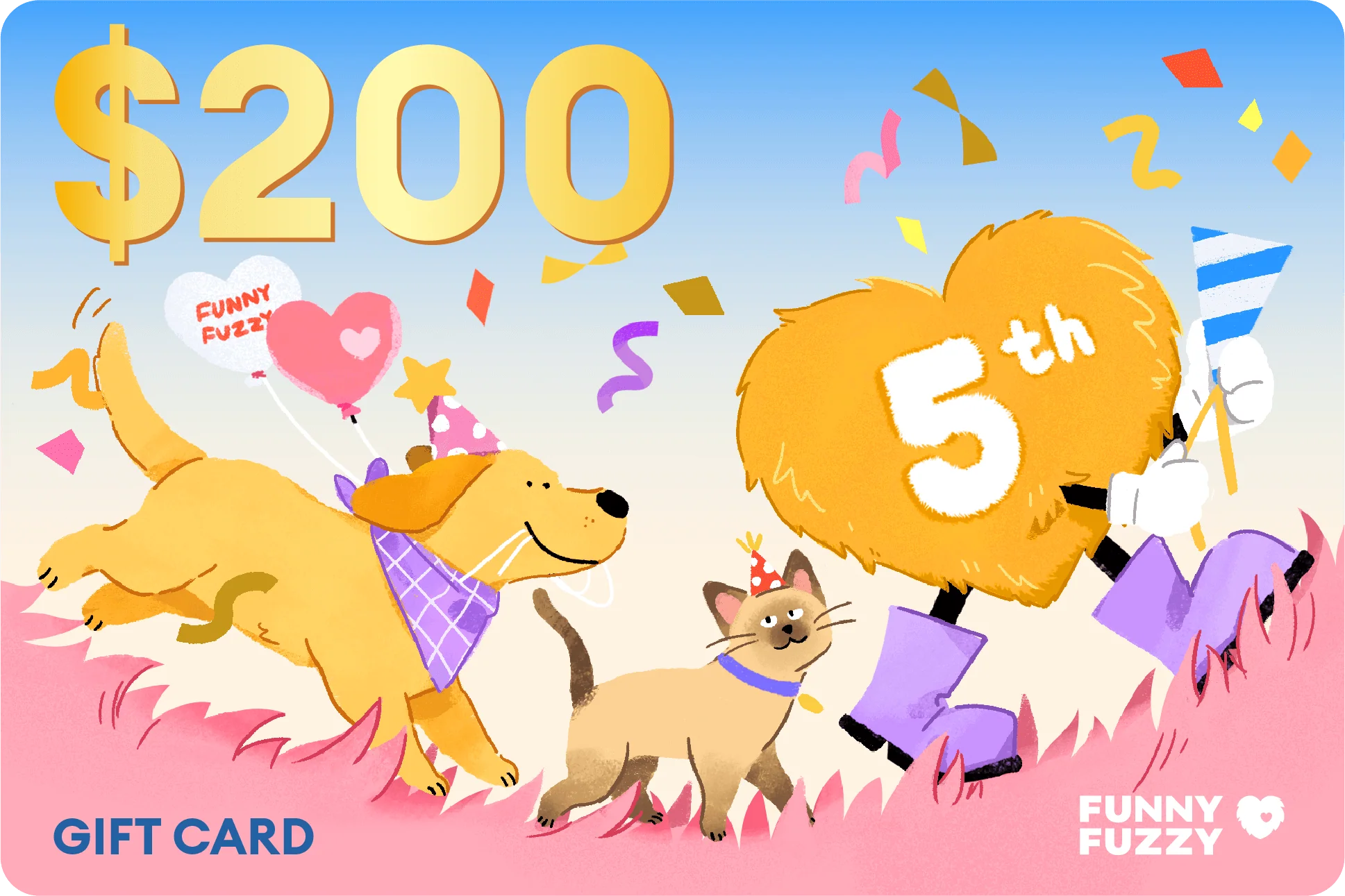 FunnyFuzzy 5th Anniversary 2025 Gift Card - Image 4