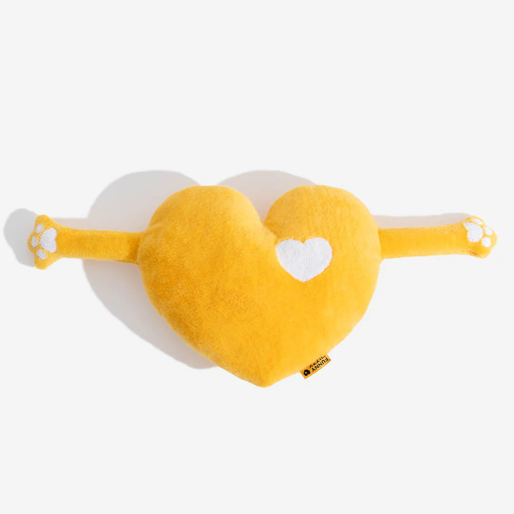 FUNNYFUZZY Plush Cosy Pillow - Hug Heart - Image 5