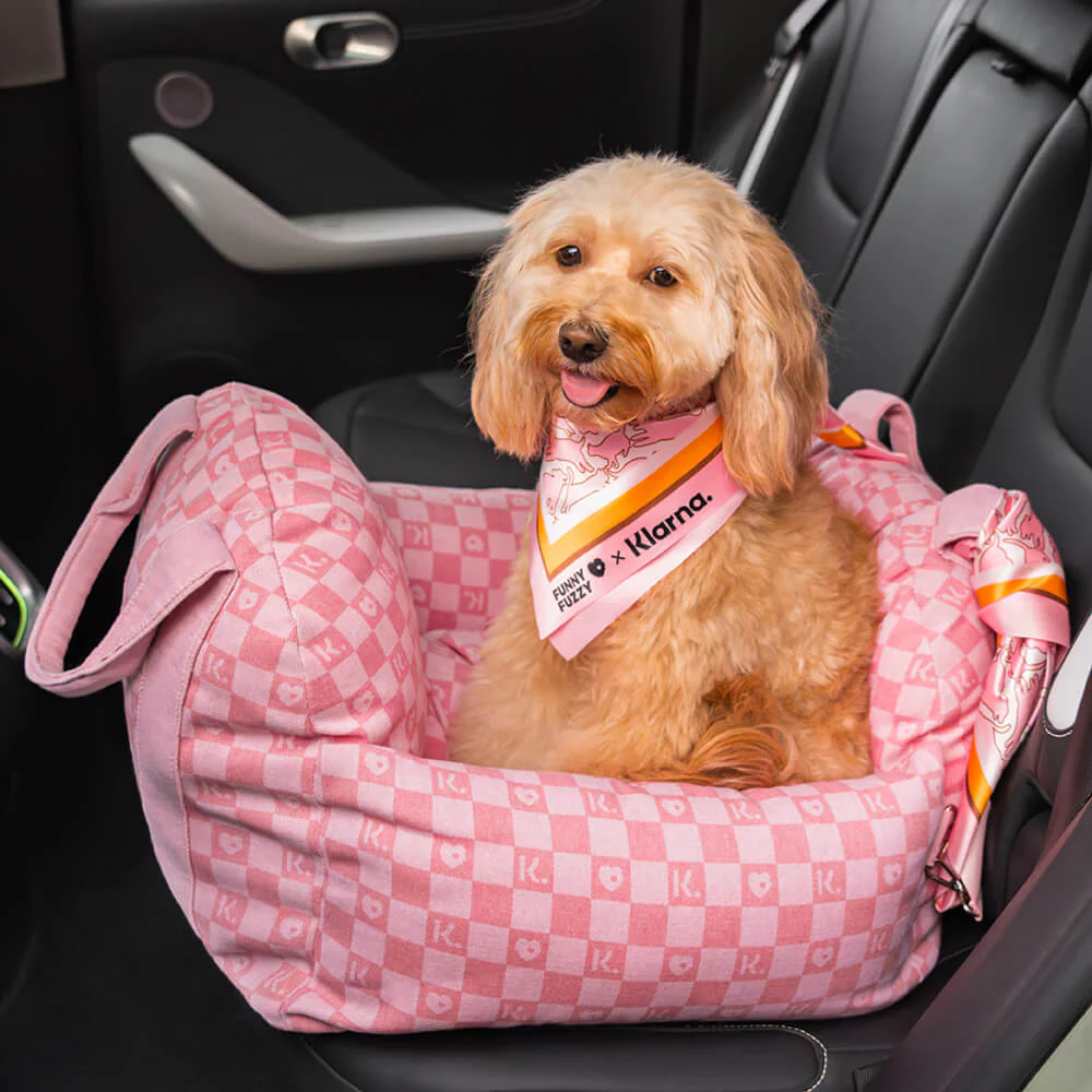 FUNNYFUZZY X Klarna Travel Safety Large Dog Car Seat Bed - Image 11