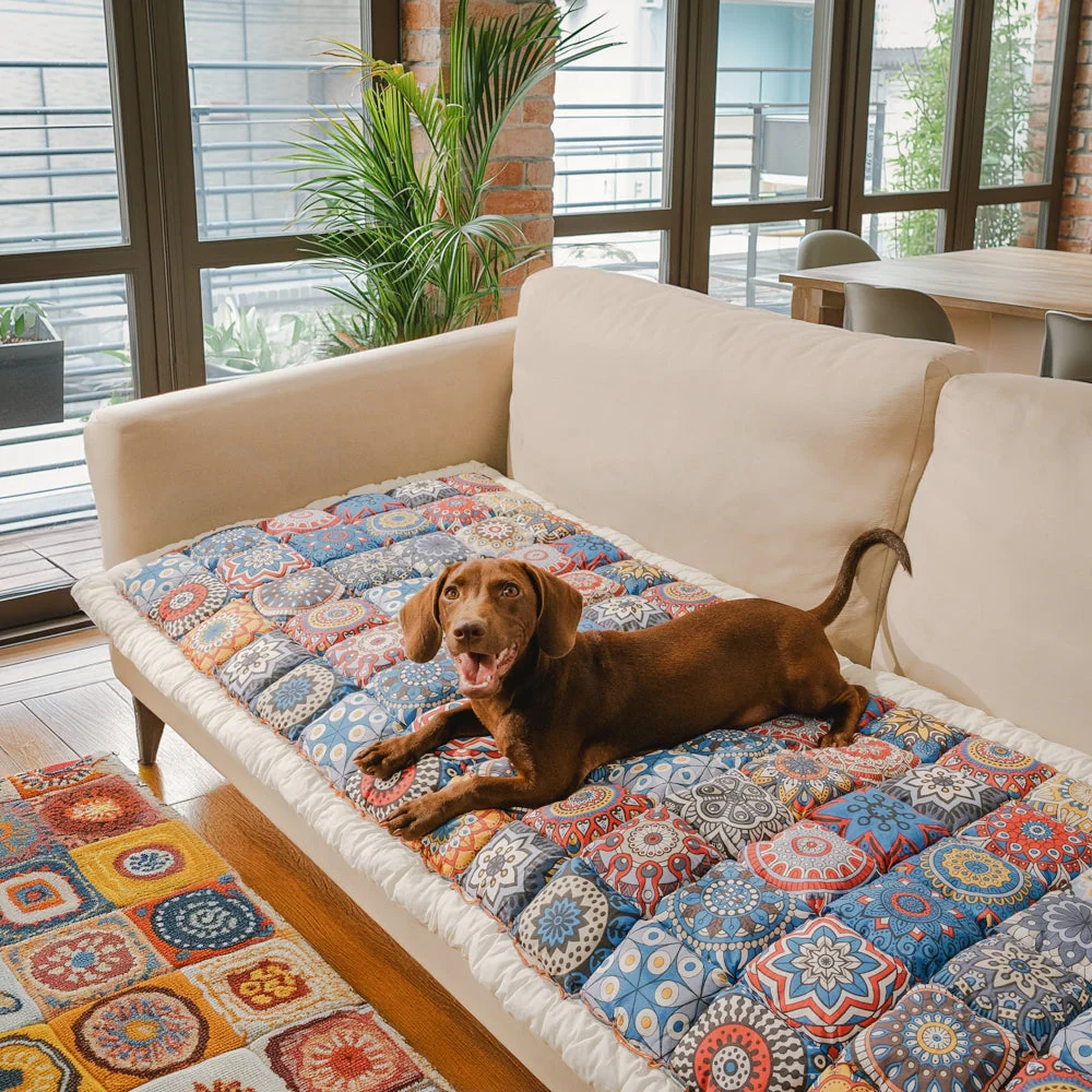 Garden Chic Cotton Protective Couch Cover - Image 11