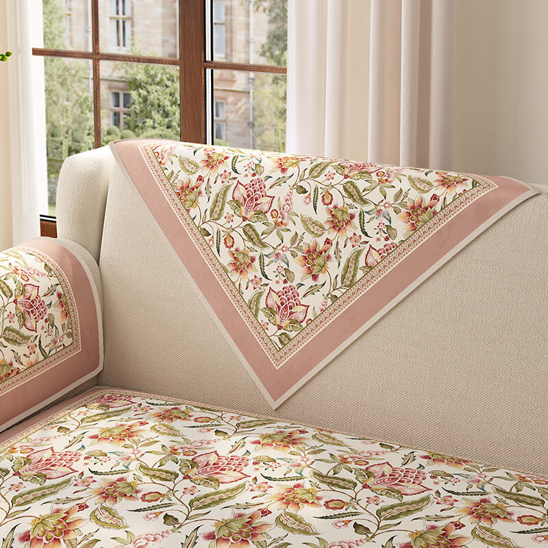 Garden Vintage Luxury Furniture Protector Non-Slip Couch Cover - Image 12