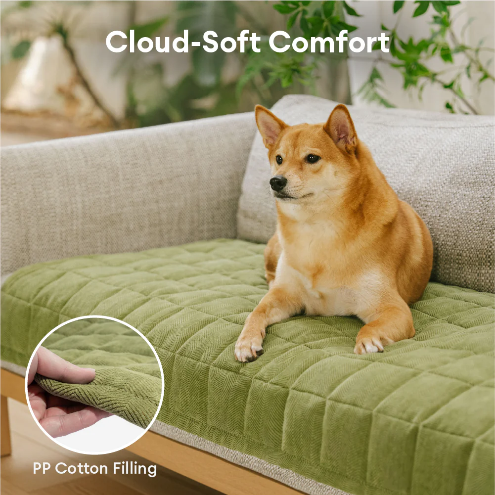 Herringbone Chenille Elegant Breathable Sofa Decoration Non-slip Couch Cover - Image 6