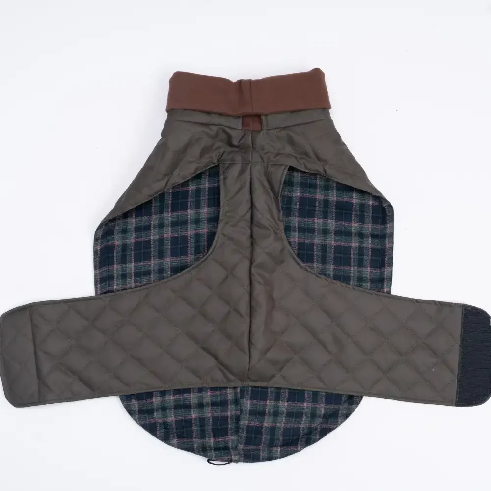 High-Neck Quilted Dog Vest – Warm Fashion Winter Coat - Image 6